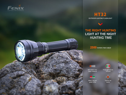 FENIX - HT32 - Lampe de poche haute performance - 2500 lumens - Revendeur Officiel Lampes FENIX depuis 2008 | Votre Boutique en ligne FENIX®
