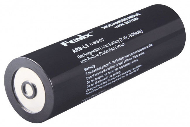 Fenix ARBL3 - Batterie 7,4V 7800mAh - Revendeur Officiel Lampes FENIX depuis 2008 | Votre Boutique en ligne FENIX®
