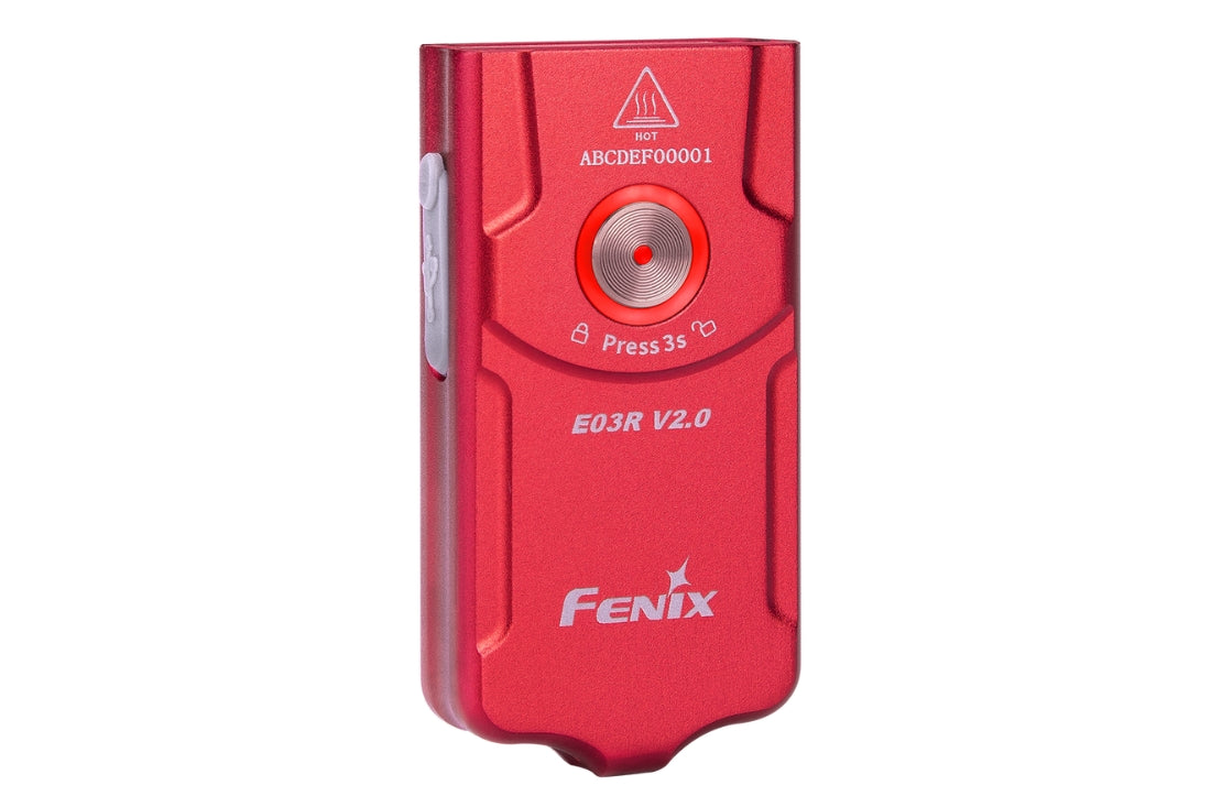FENIX - E03R V2.0 - Lampe porte-clés en métal - 500 lumens - édition spéciale - Revendeur Officiel Lampes FENIX depuis 2008 | Votre Boutique en ligne FENIX®