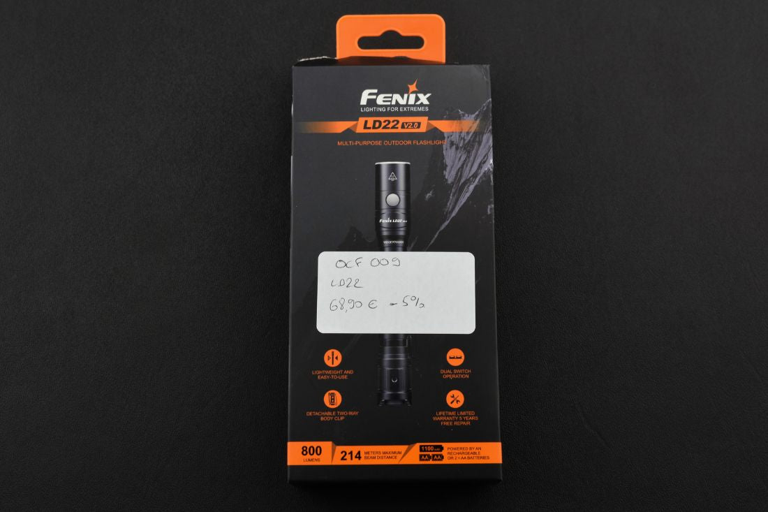 Fenix occasion - OCF009 LD22 - Revendeur Officiel Lampes FENIX depuis 2008 | Votre Boutique en ligne FENIX®