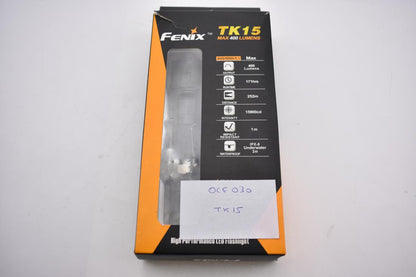 Fenix occasion - OCF030 TK15 - Revendeur Officiel Lampes FENIX depuis 2008 | Votre Boutique en ligne FENIX®