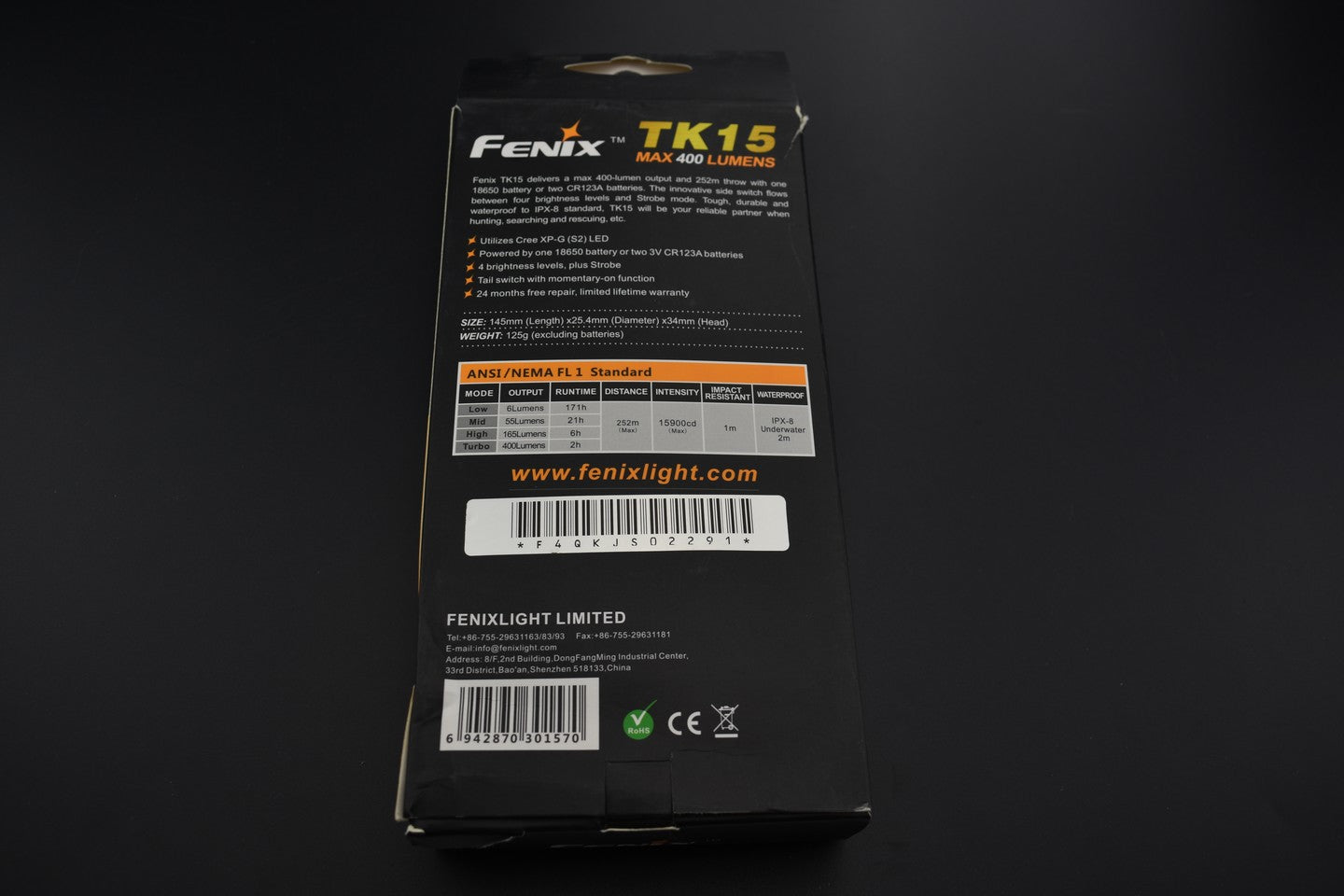 Fenix occasion - OCF219 TK15 - Revendeur Officiel Lampes FENIX depuis 2008 | Votre Boutique en ligne FENIX®