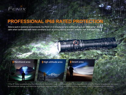 Fenix PD35 V3.0 Tropical Nouvelle génération de lampe tactique haute performance - 1700 lumens - Revendeur Officiel Lampes FENIX depuis 2008 | Votre Boutique en ligne FENIX®