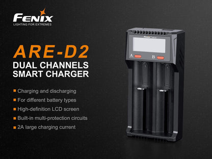 Chargeur de batterie Fenix ARE-D2 Site Officiel FENIX® - Votre boutique en ligne Fenix®