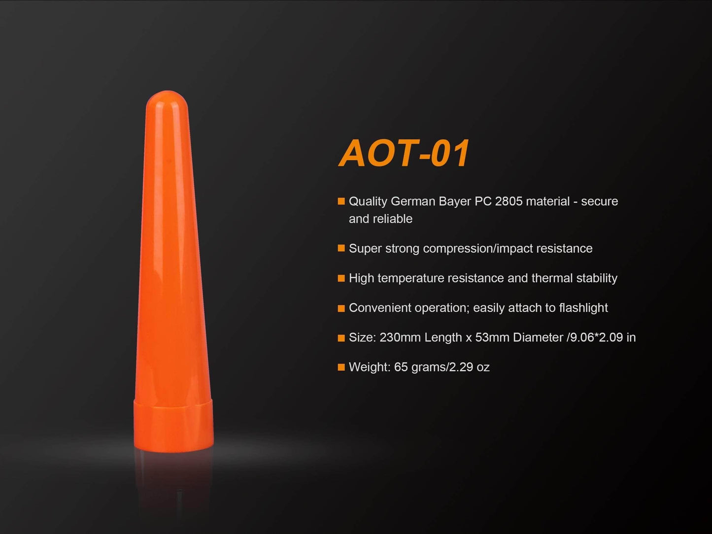 Fenix AOT-01 cône de circulation série TK35 Site Officiel FENIX® - Votre boutique en ligne Fenix®