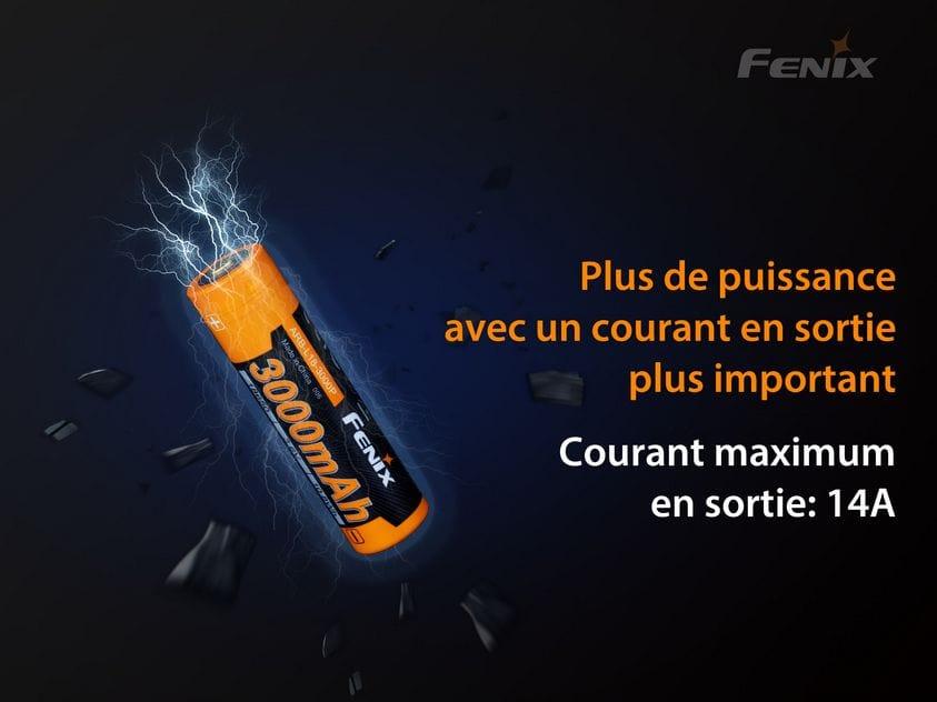 Fenix ARB-L18-3000P Batterie rechargeable 18650 3000mAh Revendeur Officiel Lampes FENIX depuis 2008 | Votre Boutique en ligne FENIX®