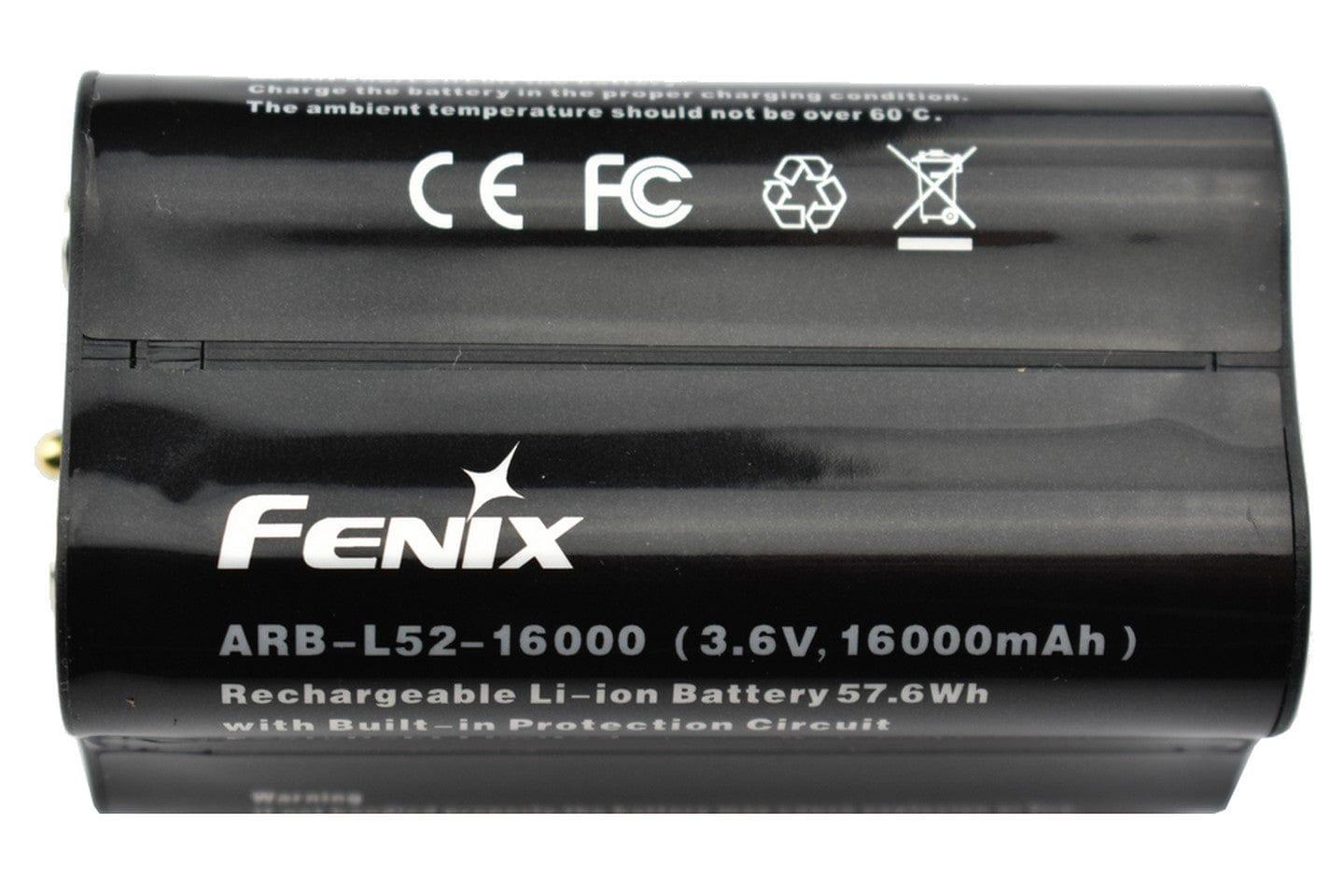 Fenix ARB-L52-16000 Batterie rechargeable pour LR50R Revendeur Officiel Lampes FENIX depuis 2008 | Votre Boutique en ligne FENIX®