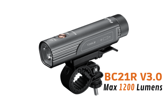 Fenix BC21R V3.0 - Lampe de vélo rechargeable - Max 1200 Lumens Revendeur Officiel Lampes FENIX depuis 2008 | Votre Boutique en ligne FENIX®