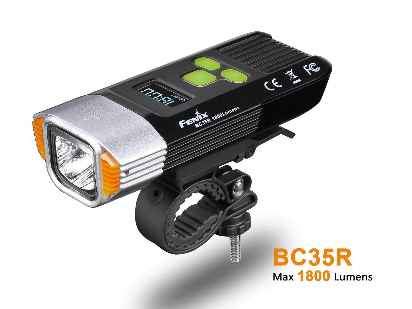 Fenix BC35R lampe de vélo rechargeable - 1800 lumens + technologie anti éblouissement et Alarme anti vol Site Officiel FENIX® - Votre boutique en ligne Fenix®