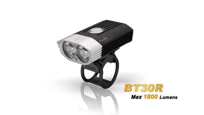 Fenix BT30R - 1800 Lumens - avec commande guidon et rechargeable - batterie incluse Site Officiel FENIX® - Votre boutique en ligne Fenix®