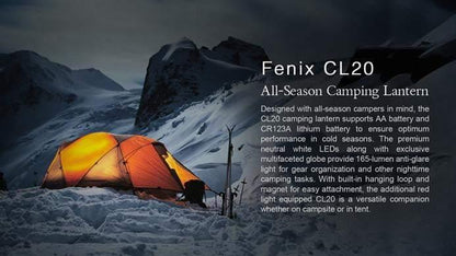 Fenix CL20 - lampe de camping Site Officiel FENIX® - Votre boutique en ligne Fenix®