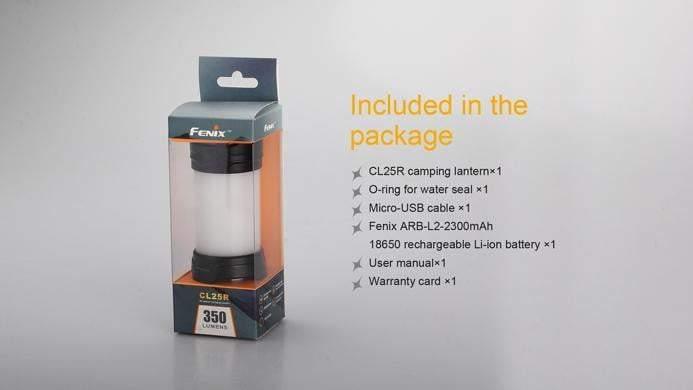 Fenix CL25R - lanterne led rechargeable + pile ARB-L2 - OLIVE GREEN Site Officiel FENIX® - Votre boutique en ligne Fenix®