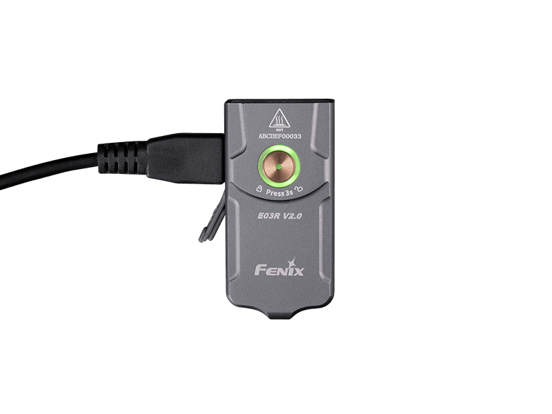 Fenix E03R V2.0 - Lampe porte-clés en métal - 500 Lumens - Rechargeable USB-C Revendeur Officiel Lampes FENIX depuis 2008 | Votre Boutique en ligne FENIX®