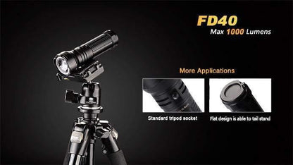 Fenix FD40 - Faisceau réglable - 1000 Lumens Site Officiel FENIX® - Votre boutique en ligne Fenix®