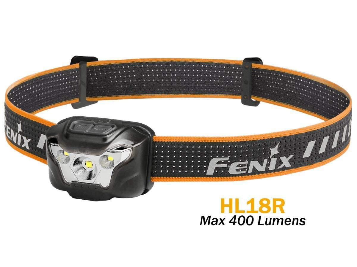 Fenix HL18R - 400 lumens jusqu'à 150H d'autonomie - rechargeable avec batterie Site Officiel FENIX® - Votre boutique en ligne Fenix®