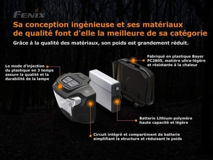 Fenix HL18RW - Lampe frontale dédiée au trail running - 500 lumens Site Officiel FENIX® - Votre boutique en ligne Fenix®