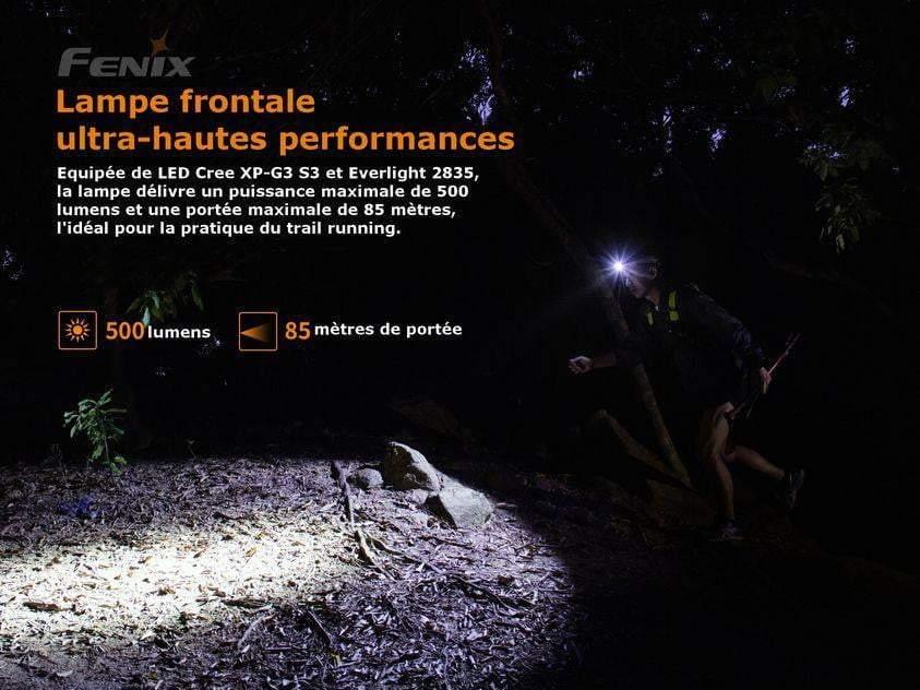 Fenix HL18RW - Lampe frontale dédiée au trail running - 500 lumens Site Officiel FENIX® - Votre boutique en ligne Fenix®