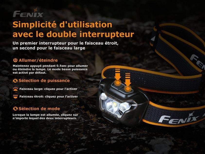 Fenix HL18RW - Lampe frontale dédiée au trail running - 500 lumens Site Officiel FENIX® - Votre boutique en ligne Fenix®