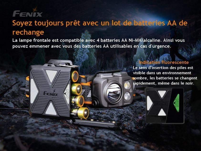Fenix HP16R - 1700 lumens - rechargeable USB-C - pack complet Site Officiel FENIX® - Votre boutique en ligne Fenix®