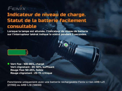 Fenix HT18 lampe tactique longue portée - 1500 lumens - 925 mètres Site Officiel FENIX® - Votre boutique en ligne Fenix®