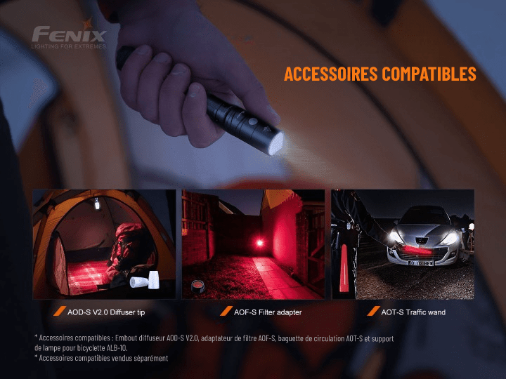 Fenix LD22 V2.0 - 800 Lumens - 214mètres de portée - Pack complet Revendeur Officiel Lampes FENIX depuis 2008 | Votre Boutique en ligne FENIX®