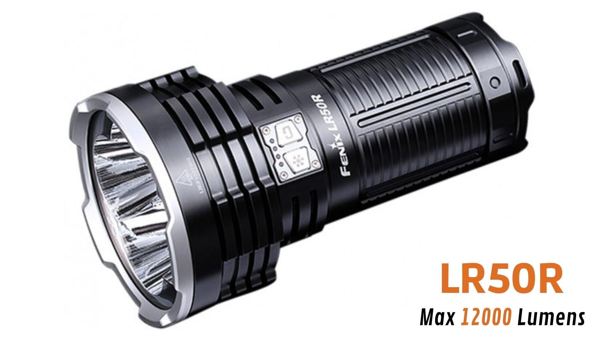 Fenix LR50R - 12 000 Lumens - 950 mètres de portée - Pack complet Site Officiel FENIX® - Votre boutique en ligne Fenix®