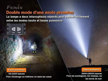 Fenix LR80R - 18 000 Lumens - lampe de recherche Site Officiel FENIX® - Votre boutique en ligne Fenix®