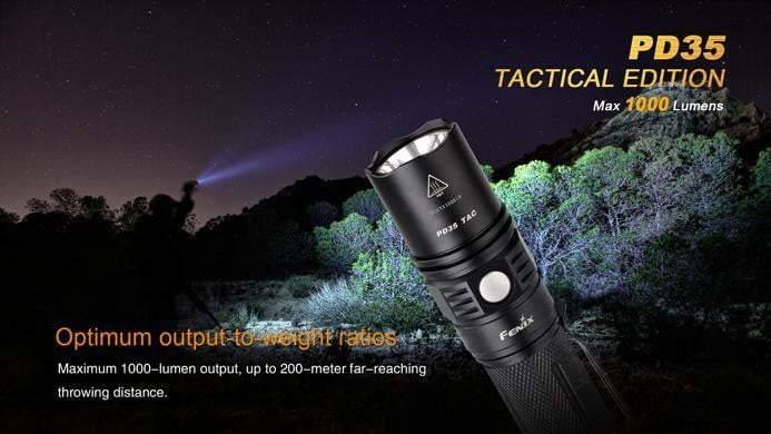 Fenix PD35 Tactical édition - 1000 Lumens Site Officiel FENIX® - Votre boutique en ligne Fenix®