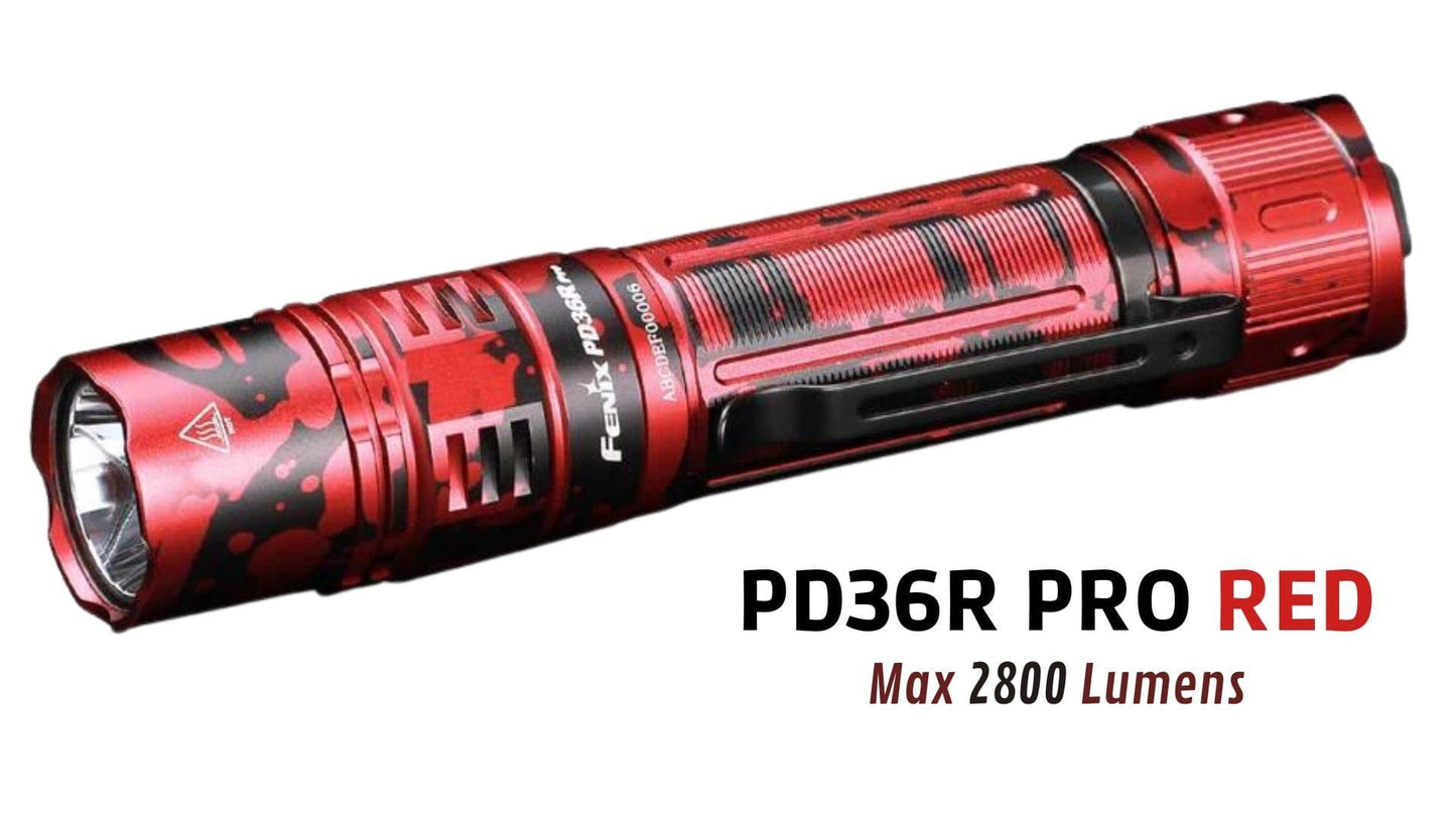 Fenix PD36R PRO - 2800 Lumens - Rechargeable USB-C avec batterie 5000mAh Revendeur Officiel Lampes FENIX depuis 2008 | Votre Boutique en ligne FENIX®