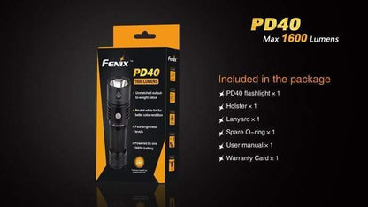 Fenix PD40 - le meilleur rapport lumière-poids Site Officiel FENIX® - Votre boutique en ligne Fenix®