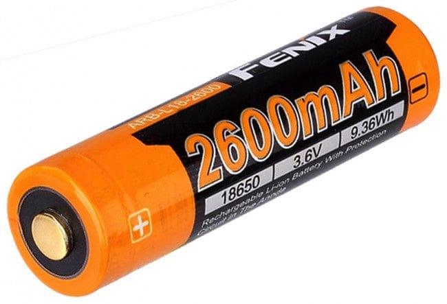 Fenix pile ARBL18-2600 - Batterie 3.7V - 2600mAh Site Officiel FENIX® - Votre boutique en ligne Fenix®