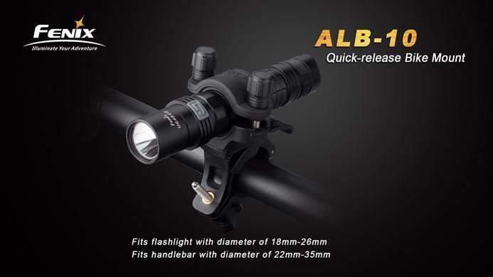 Fenix Support guidon ALB-10 pour lampe Torche Site Officiel FENIX® - Votre boutique en ligne Fenix®