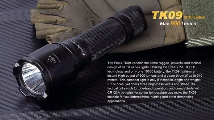 Fenix TK09 - édition 2016 - 900 Lumens Site Officiel FENIX® - Votre boutique en ligne Fenix®