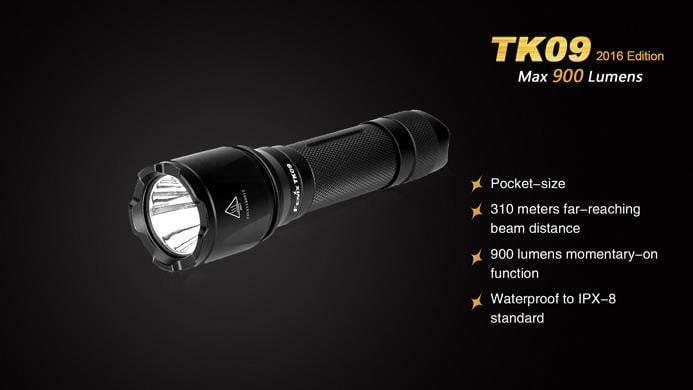 Fenix TK09 - édition 2016 - 900 Lumens Site Officiel FENIX® - Votre boutique en ligne Fenix®