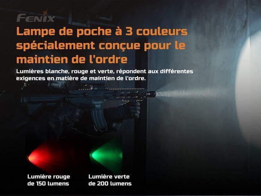 Fenix TK26R - lampe tactique avec lumière blanche, rouge et verte - 1500 lumens Site Officiel FENIX® - Votre boutique en ligne Fenix®