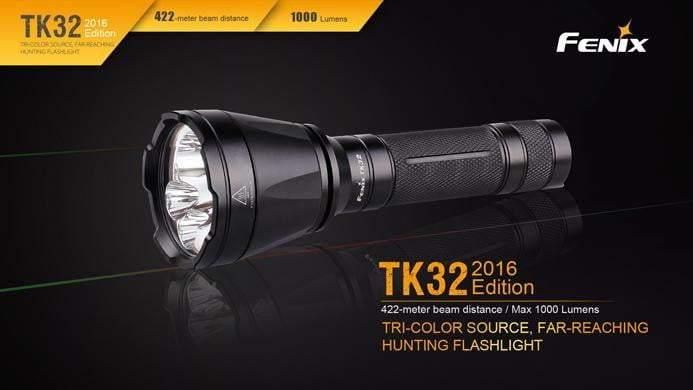 FENIX TK32 - 1000 lumens - Edition 2016 - Lampe de poche polyvalente Site Officiel FENIX® - Votre boutique en ligne Fenix®