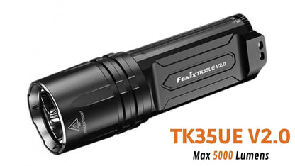 Fenix TK35UE V2.0 - 5000 lumens - Batteries non incluses Revendeur Officiel Lampes FENIX depuis 2008 | Votre Boutique en ligne FENIX®