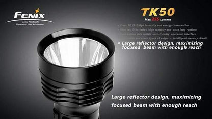 Fenix TK50 - 255 Lumens Site Officiel FENIX® - Votre boutique en ligne Fenix®