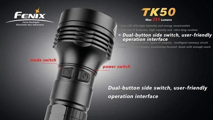 Fenix TK50 - 255 Lumens Site Officiel FENIX® - Votre boutique en ligne Fenix®