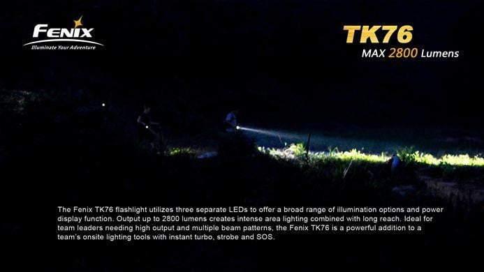 Fenix TK76 - 2800 LUMENS + 8 piles CR123A Site Officiel FENIX® - Votre boutique en ligne Fenix®