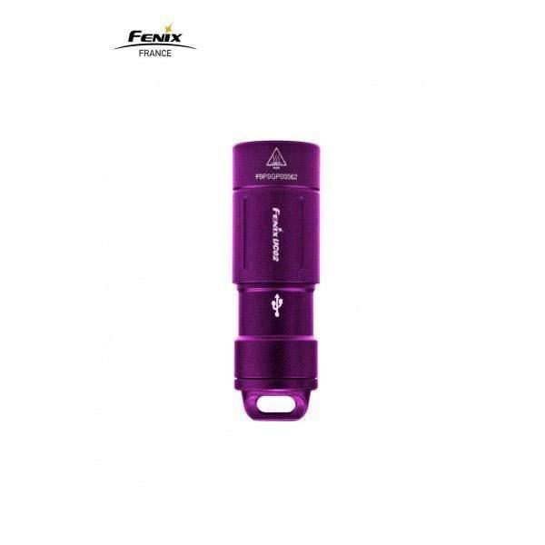 Fenix UC02 - mini lampe torche - 130 Lumens - rechargeable avec batterie - violette bleue ou noire Site Officiel FENIX® - Votre boutique en ligne Fenix®