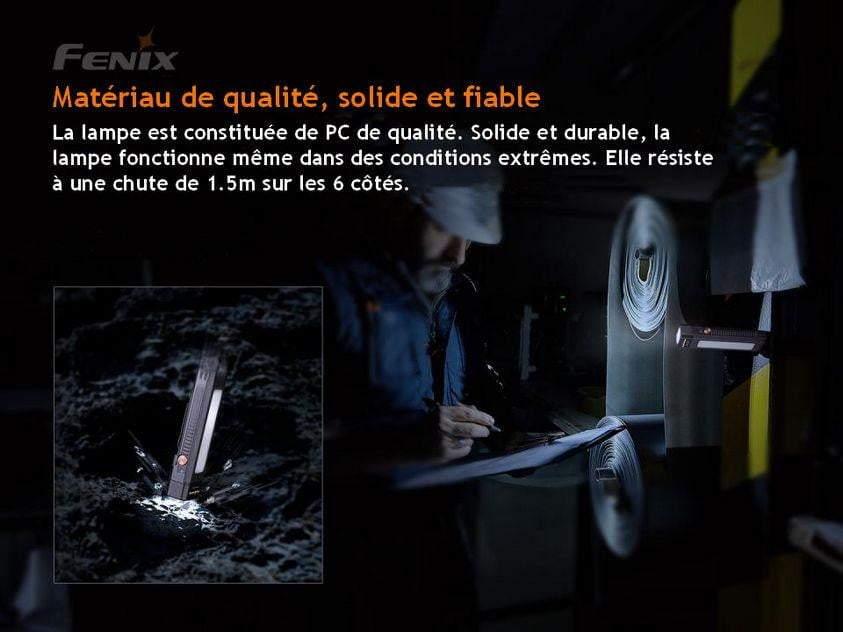 Fenix WT16R - lampe multifonctions - 300 Lumens - rechargeable Site Officiel FENIX® - Votre boutique en ligne Fenix®