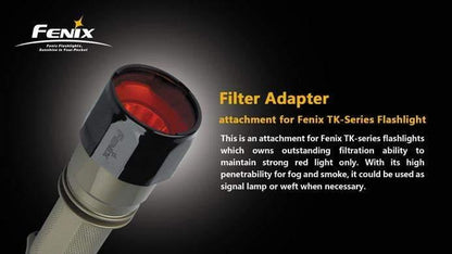 Filtre rouge AD302R TK Site Officiel FENIX® - Votre boutique en ligne Fenix®
