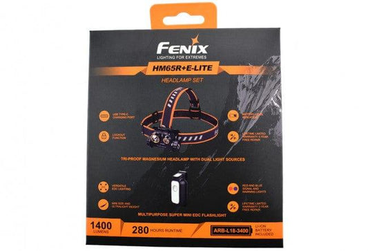 Pack Fenix HM65R + Mini lampe EDC E-Lite Revendeur Officiel Lampes FENIX depuis 2008 | Votre Boutique en ligne FENIX®