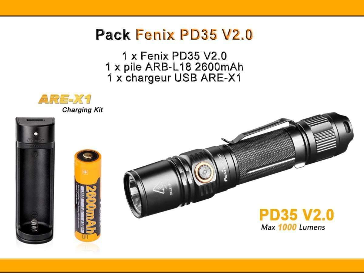 Pack Fenix PD35 V2.0 Site Officiel FENIX® - Votre boutique en ligne Fenix®