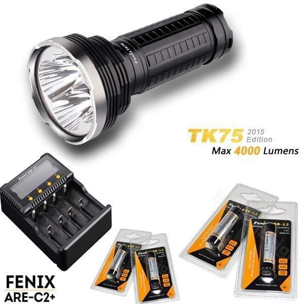 Pack Fenix TK75 édition 2015 - 4000 Lumens Site Officiel FENIX® - Votre boutique en ligne Fenix®