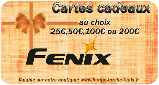 VOTRE CARTE CADEAU FENIX® Site Officiel FENIX® - Votre boutique en ligne Fenix®